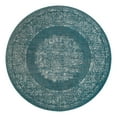 thumbnail image 3 of Unique Loom Aarhus Collection Area Rug - Traditional (7' 10" Round Blue/Ivory), 3 of 12