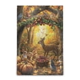 thumbnail image 2 of Thanksgiving Fairy Forest Throw Blanket 60" x 90" Soft and Warm Blankets for Couch Sofa and Bed, 2 of 7