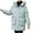 Green, variant on Plus Size Women's Casual Hooded Winter Coat with Waist Tie – Long Sleeve Quilted Parka Jacket for Cold Weather, Versatile Outerwear for Travel, Commuting, Shopping, or Weekend Getaways