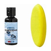 Glass Scratch Repair Liquid 100ml with Polishing Sponge Heavy Duty Remover