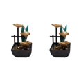 thumbnail image 1 of Naiovety Tabletop Fountain Meditation Illuminated Flowing Water Decor Home Fountains Type1, 1 of 1