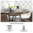 thumbnail image 6 of Signature Design by Ashley Centiar Round 45.5" Dining Table, Two-tone Brown, 6 of 7