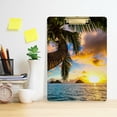 thumbnail image 6 of FMSHPON Summer Palm Leaves Clipboard Hardboard Wood Nursing Clip Board and Pull for Standard A4 Letter 13x9 inches, 6 of 8