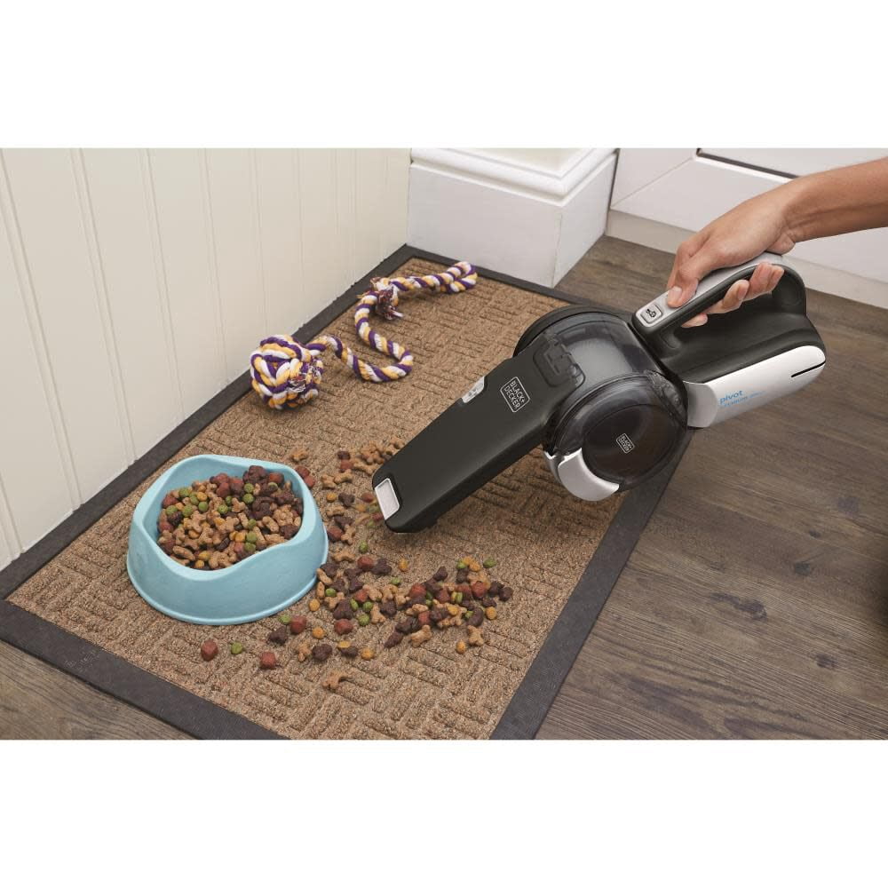 BLACK+DECKER dustbuster 20V MAX Lithium-Ion Pivot Vac Cordless Hand Vacuum, BDH2000PLA