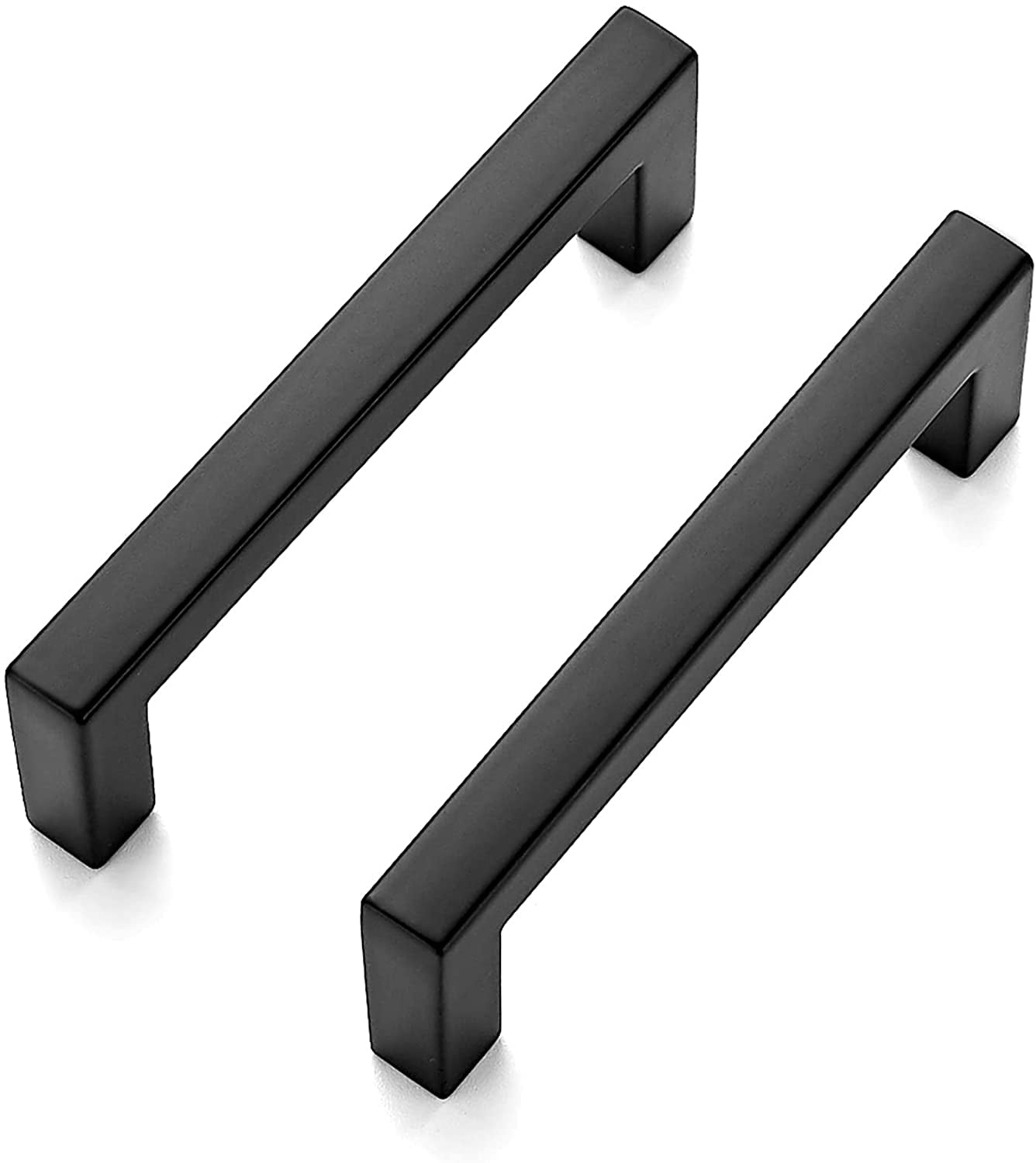 45 Pack Solid 3 Inch Center to Center Slim Square Bar Drawer Handles