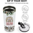 thumbnail image 4 of Sister Gifts From Sisters, Coffee Tumbler Mug Gift for Birthday Christmas Valentines Best Friend - 20oz Stainless Steel Slider Lid Insulated Car Home Office Funny Travel Cup, 4 of 6
