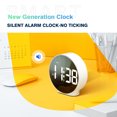 Cixywyi 12/24H Digital Alarm Clock, Dual Alarm Clock,3*AAA Digital