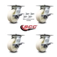 thumbnail image 2 of 5 Inch Nylon Caster Set with Roller Bearing and Brakes/Swivel Locks SCC, 2 of 2