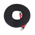 thumbnail image 1 of 1000Mbps Cat6 Red LAN Plano PVC Internet Ethernet Cable de conexión delgado Cable Línea de alambre Interfaz RJ45 Methold PJ6732-06, 1 of 2