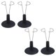 thumbnail image 2 of 4pcs Creative Doll Bracket Support Portable Teddy Bear Stand Fashion Dolls Storage Rack for Home Black 15cm, 2 of 2