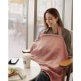 thumbnail image 3 of Funda de lactancia Blissful Diary, muselina para amamantar, color rosa, 3 of 6