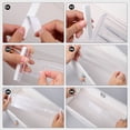 thumbnail image 3 of 6 divisores de cajones transparentes, organizadores de cajones ajustables, divisores de tocador, organizador de cajones para ropa, utensilios y cubiertos, 3 of 7
