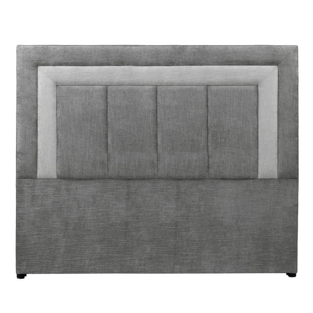 Cabecera Queen Size Bora Dicasa Gris Oscuro