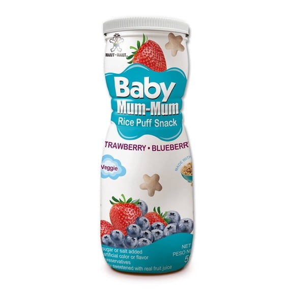 Puff Snack Mum Mum arándano y fresa + 6 meses 50 g