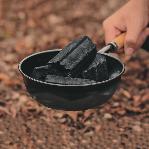 Mini estufa de carbón para barbacoa hueca, estufa de hierro para acampar, horno de brasero de carbón para quemar Ndcxsfigh Para Estrenar