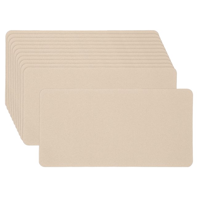 Parches de mezclilla Uxcell para planchar en ropa 7.9" x 3.9" Parches de mezclilla en albaricoque