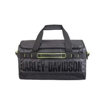 Harley-Davidson Nomad Water-Resistant Polyester Duffel Bag - Black/Lime, Harley Davidson