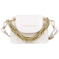 thumbnail image 1 of Moda mujer PU cocodrilo patrón pequeño bolso de hombro cadena bolso (blanco) Likrtyny Para estrenar, 1 of 9