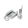 Panasonic KX-TG2680N - Cordless phone - answering system with caller ID - 2.4 GHz - single-line operation - silver