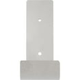 thumbnail image 3 of Ekena Millwork 2"W x 6"D x 5 1/2"H Steel Hanging Shelf Bracket, Hammered White, 3 of 10