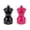 Black/Pink, variant on Peugeot Bistro Pepper and Salt Mill Set, 4in - Beechwood Mills with Adjustable Grinding - For Peppercorns and Rock Salt, Corrosion-Resistant - Essential Kitchen Tools (Red/Black)