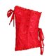 thumbnail image 4 of Mono Moldeador De Encaje, Jacquard Ajustable Para Evitar La Flacidez Con Cordones, Ropa Moldeadora De Encaje Transpirable Para Dama Para Juego De Rol ANGGREK L rojo, 4 of 7