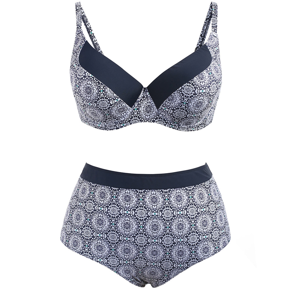 high waisted bikini plus size walmart