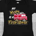 thumbnail image 4 of Inktastic My Mom is a Firefighter with Fire Truck Boys or Girls Baby Bodysuit, 4 of 5