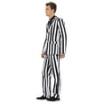 thumbnail image 2 of Humbug Suit Adult Black White Stands Out Suits Medium Male Fancy Dress Party Book Week Halloween, 2 of 6