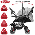 thumbnail image 2 of Carriola para Bebé Manubrio Reversible Asiento Reclinable Frenos y Cinturón de Seguridad Soporta hasta 15 kg - Gris, 2 of 6