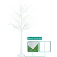 thumbnail image 4 of Naomi Home Christmas Tree Set of 3 LED Trees 4ft, 5ft and 6ft White Birch Tree with LED lights and Remote Control, Outdoor Lighted Christmas Tree for Yards, Xmas decoration, Pack of 3 by Naomi Home, 4 of 10