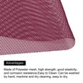 thumbnail image 4 of 120 cm/46,8 Pulgadas Malla Tela Ligeramente Elástico para Mochila Bolsillo y Correas, Red Ropa, Red Bolsa, Compras Bolsa Borgoña 2 Yardas, 4 of 7