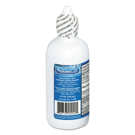 PhysiciansCare by First Aid Only First Aid Disposable Eye Wash,