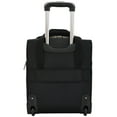 thumbnail image 5 of French Connection Rolling 16-inch Under Seater Luggage with USB Port, Black, 5 of 9