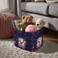 thumbnail image 3 of Yuyamidu 250th Eagle Flag Storage Basket Fabric with Handles Quilted Basket Large Capacity Laundry Basket Portable Folding Storage Nursery Organizer Bin for Clothes Toys, 3 of 6