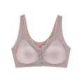 thumbnail image 3 of Bra for Senior Supportive Front Button Design Breathable Everyday Comfort Bra for Home and Leisure, XL, Coffee, 3 of 3