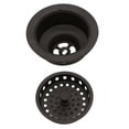 thumbnail image 4 of Westbrass R214-12 3-1/2-Inch Post Style Kitchen Sink Basket Strainer, Oil Rubbed Bronze, 4 of 9