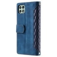 thumbnail image 3 of Allytech for Samsung A22 Case 4G, Premium Folio PU Leather Zipper Wallet Card Slots Crossbody with Shoulder/Wrist Strap Magnetic Flip Holder Phone Cover For Samsung Galaxy A22 4G,
Blue, 3 of 11