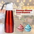thumbnail image 4 of Whipped Cream Maker,500mL Aluminum Whipped Dessert Cream Whipper Cream Foam Maker User-Friendly Design, 4 of 8