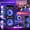 Black nova, variant on Portable Wireless Stereo Speaker System with Subwoofer, RGB Lights, 2 Sizes, Hi-Fi Sound for Party, Camping, Home Entertainment, Stylish Design