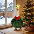 thumbnail image 4 of AZXY Christmas Porch Goose Outfit, 23" Fade‑Proof Wear for Porch Goose, Goose Clothes for Cement Goose, Goose Clothing for Goose Statue,Winter Xmas Decor for Yard Lawn Front Porch Patio Garden, 4 of 8
