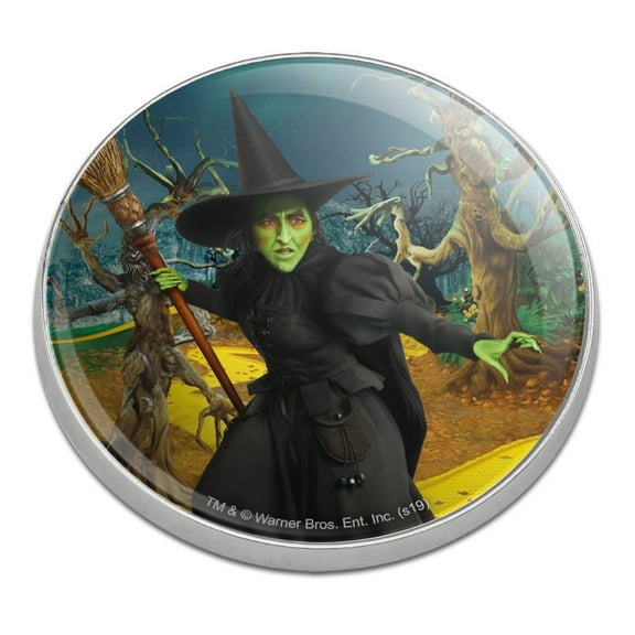 Wizard of Oz Wicked Witch Character Golfing Premium Metal Golf Ball Marker