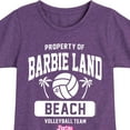 thumbnail image 3 of Barbie - Property of Barbie Land Beach Volleyball Team - Toddler & Youth Girls Short Sleeve Graphic T-Shirt, 3 of 5
