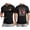 Black, variant on Leey-World Patriotic Shirts for Men 1776-2026 250th Birthday Patriotic American Flag T-Shirt 4th of July Shirt(White,L)