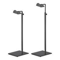 Purse Display Stand Set 2 Pack Metal Adjustable Height Handbag Rack Single Hook Holder for Boutique Store Black