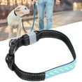 thumbnail image 4 of Pet LED Collar, High Visibility Adjustable Size Carved PU Leather Lightweight 3 Flash Modes Dog  Collars  For Daily Night Use For Cats Blue PU Leather, 4 of 8