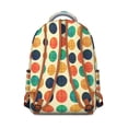 thumbnail image 3 of Geometric Shapes Texture Backpack for School - Durable Laptop Bookbag with Organizer Pockets, Trendy College Campus Backpack for Students, Commute or Travel, Perfect Practical Gift Choice, 3 of 6