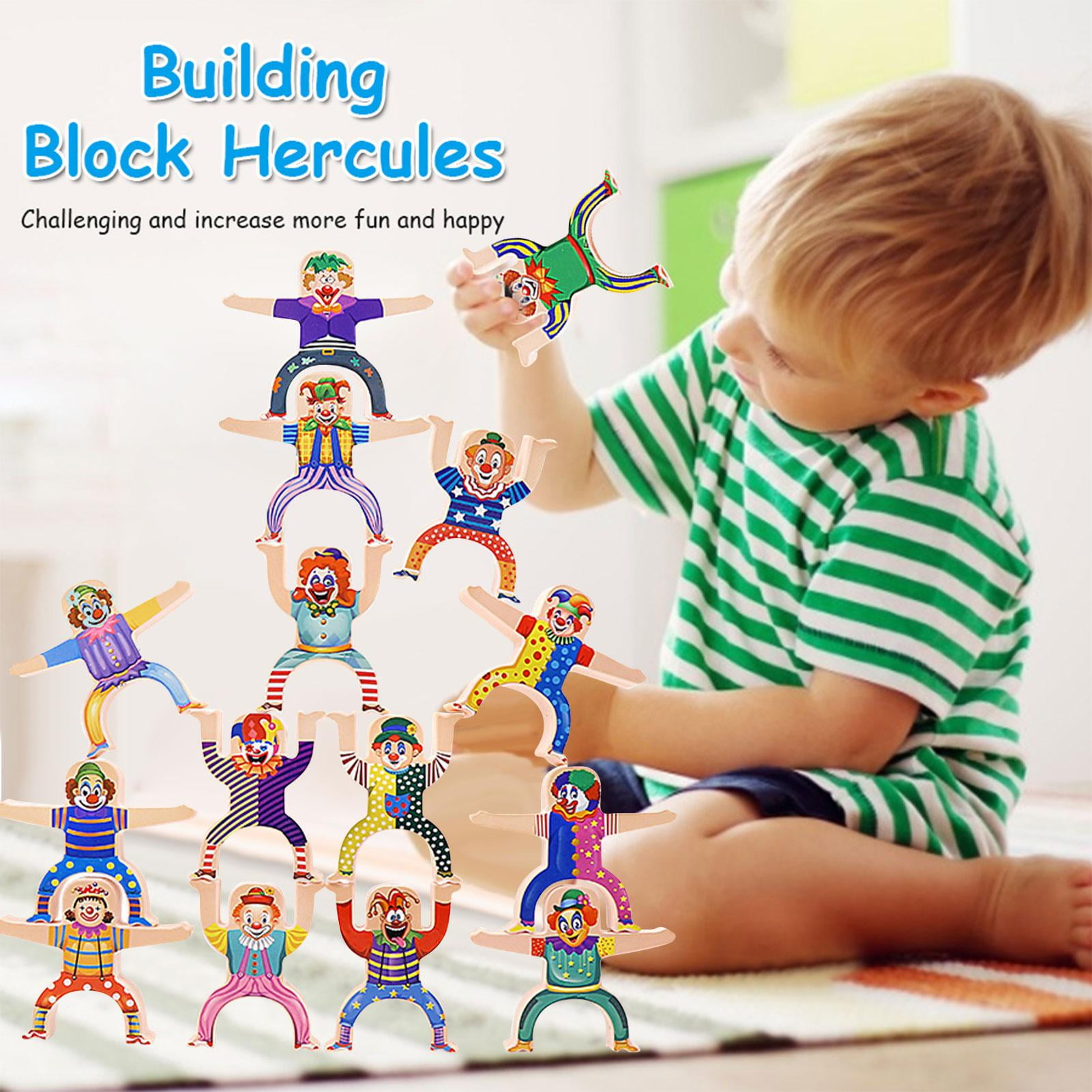 hercules stacking blocks balancing toy