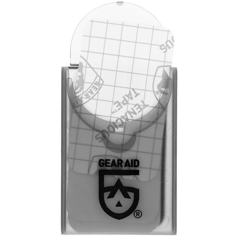 2pk GEAR AID Tenacious Tape Gear Repair Patches, Clear, 2.5” 1.5
