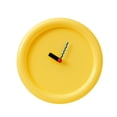 thumbnail image 1 of Reloj de pared de 12 pulgadas que no hace , decoración de pared moderna para comedor elegante Amarillo, 1 of 8